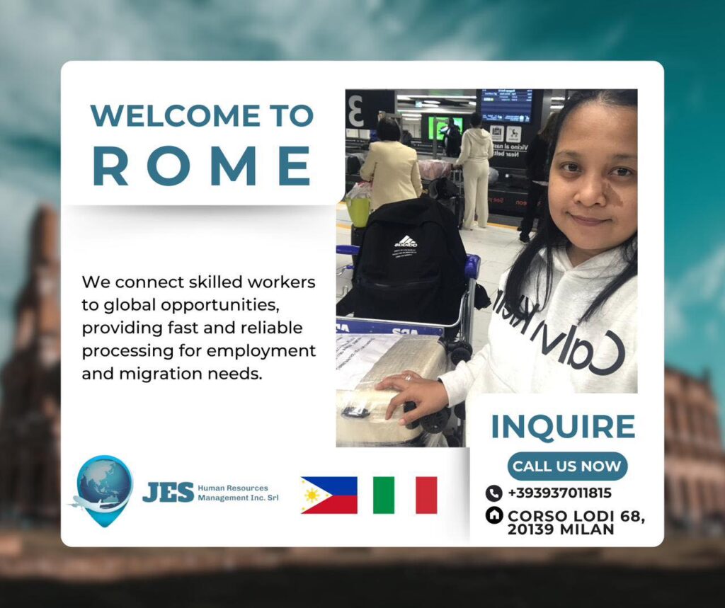 Benvenuti a Roma, Kabayan!