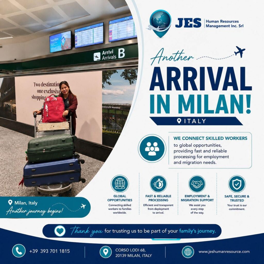 Another Arrival in Milan!🇮🇹